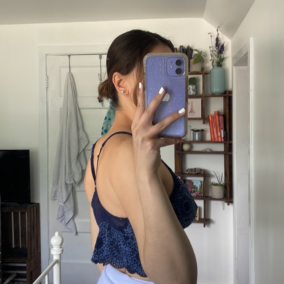 SALE!! Blue flower Aerie bralette - Picture 3 of 5